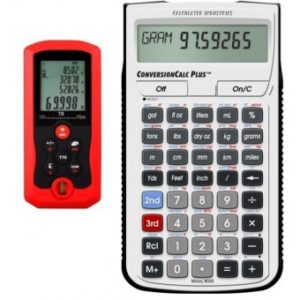Medidor de Distancia Laser 70 Metros y Calculadora ConversionCalc Plus